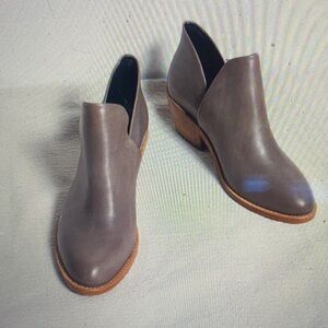 FORTRESS OF INCA Elise Women's Gray Leather Ankle Booties